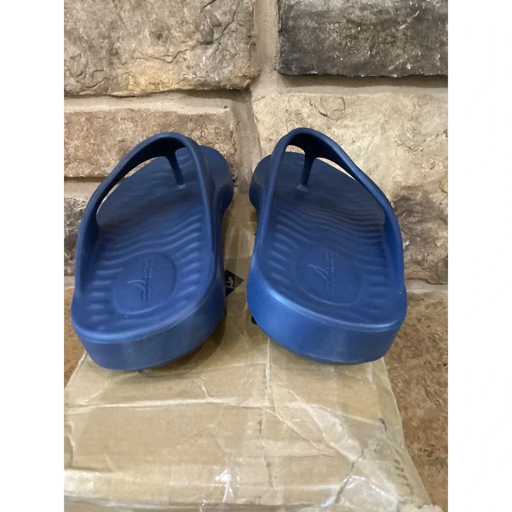 Sperry Top-Sider Flow Sandal Navy Blue Mens 7 Flip Flop New 14186024